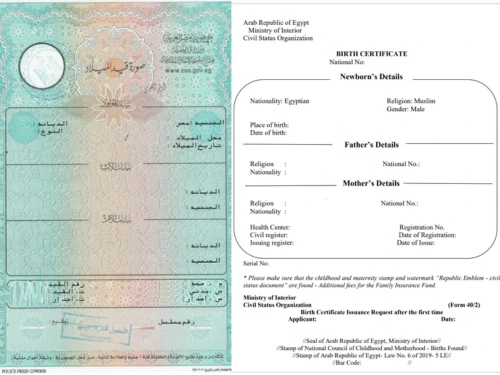 Birth Certificate Translation